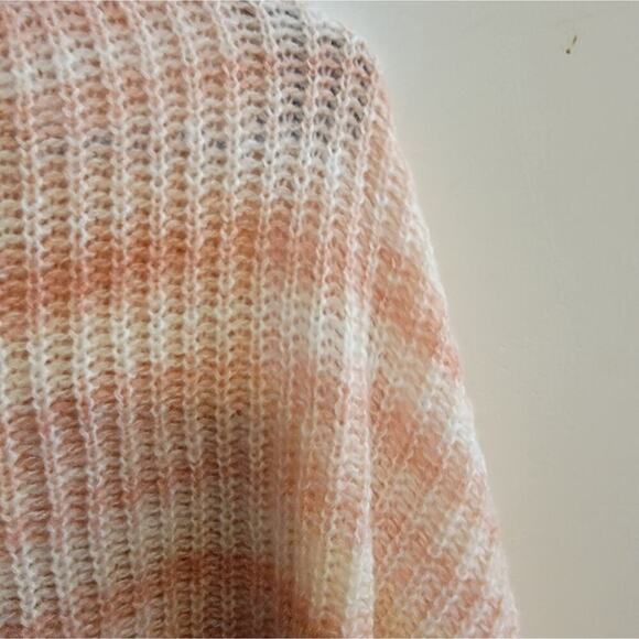 Womens Large Pink and White Striped Calvin Klein Sweater - Picture 5 of 10